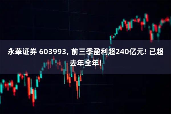 永華证券 603993, 前三季盈利超240亿元! 已超去年全年!